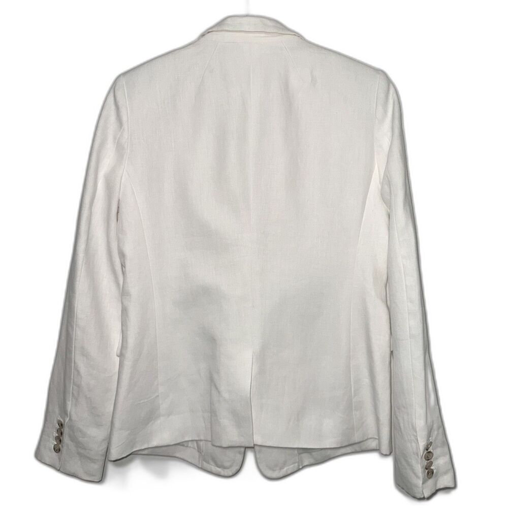 J. Crew Classic Linen Blazer - White 10 - Picture 3 of 7